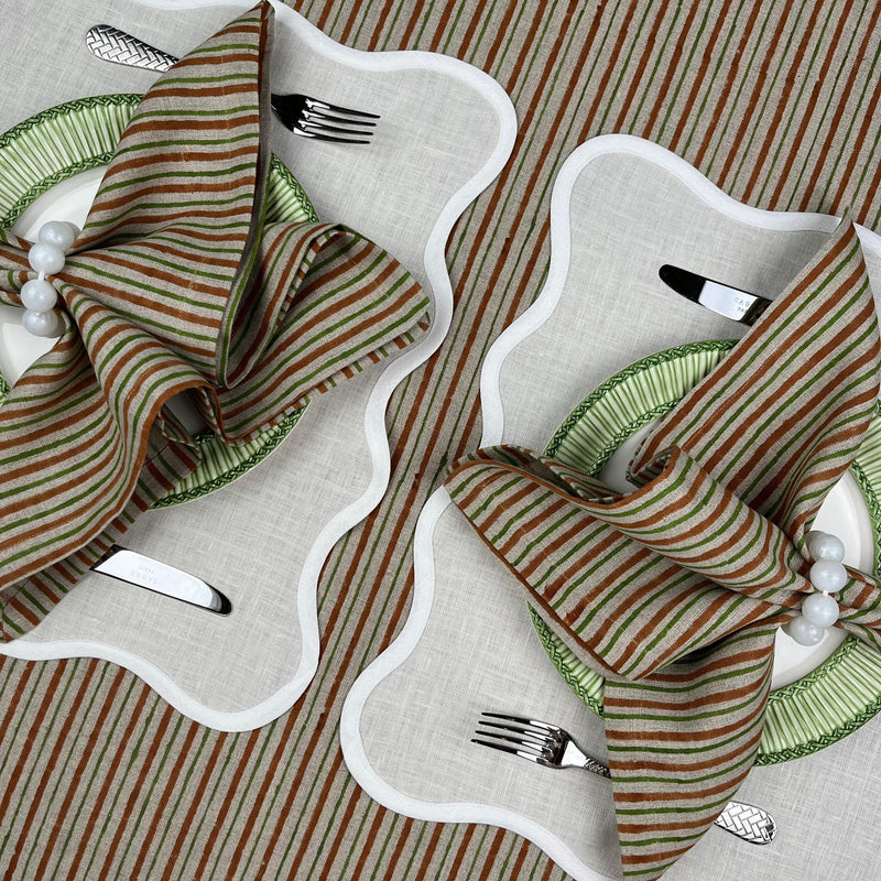 ‘The Scallop’ Placemat - 100% Linen