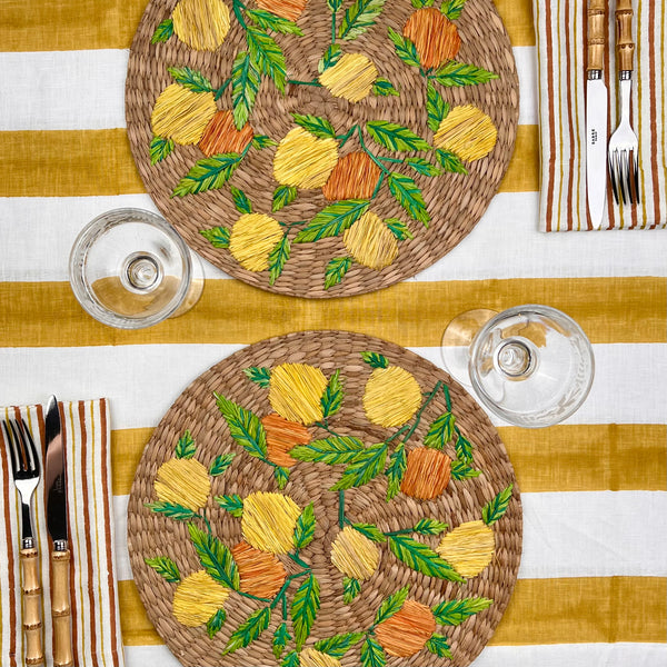 ’The Summer Placemat’ - Limones y Naranjas
