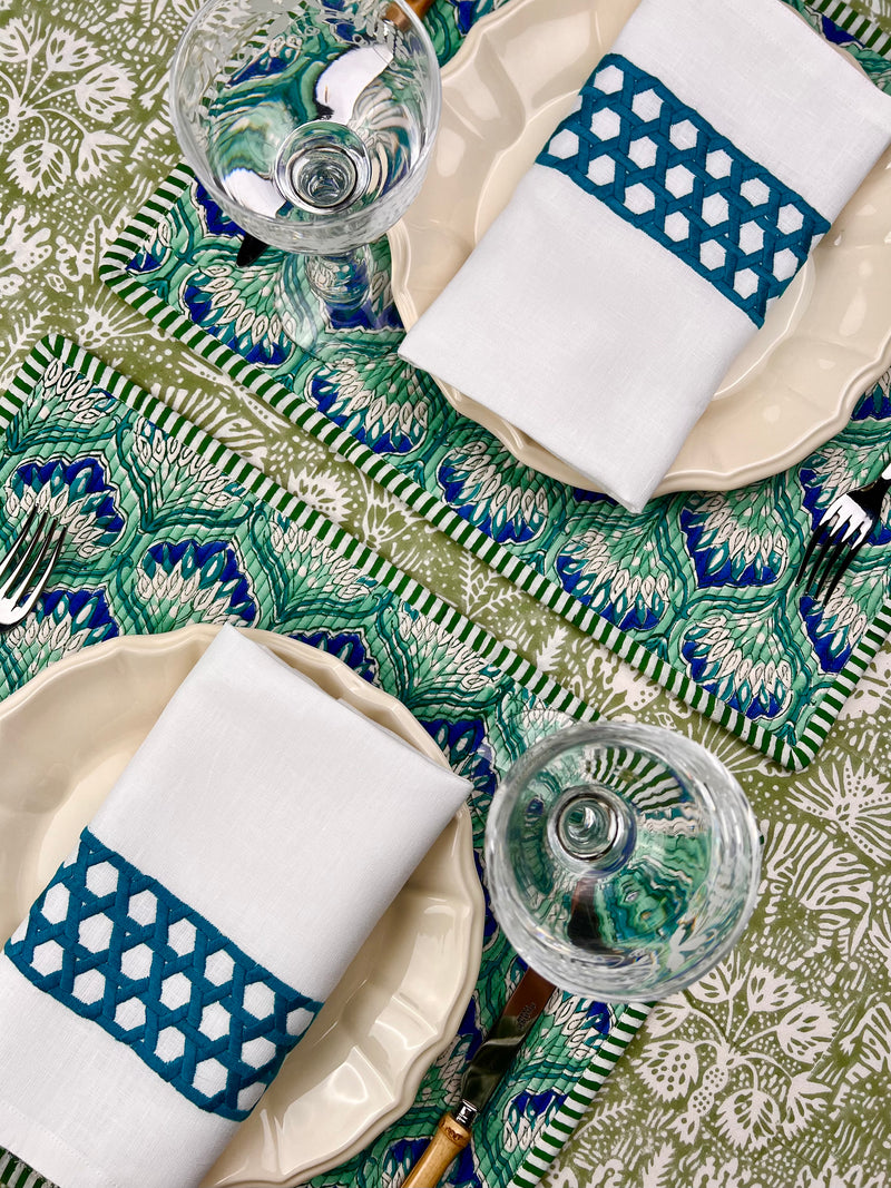 ‘The Breakfast’ Placemat - Block Print
