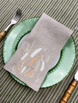 The Harvest Napkin - Hand Embroidered