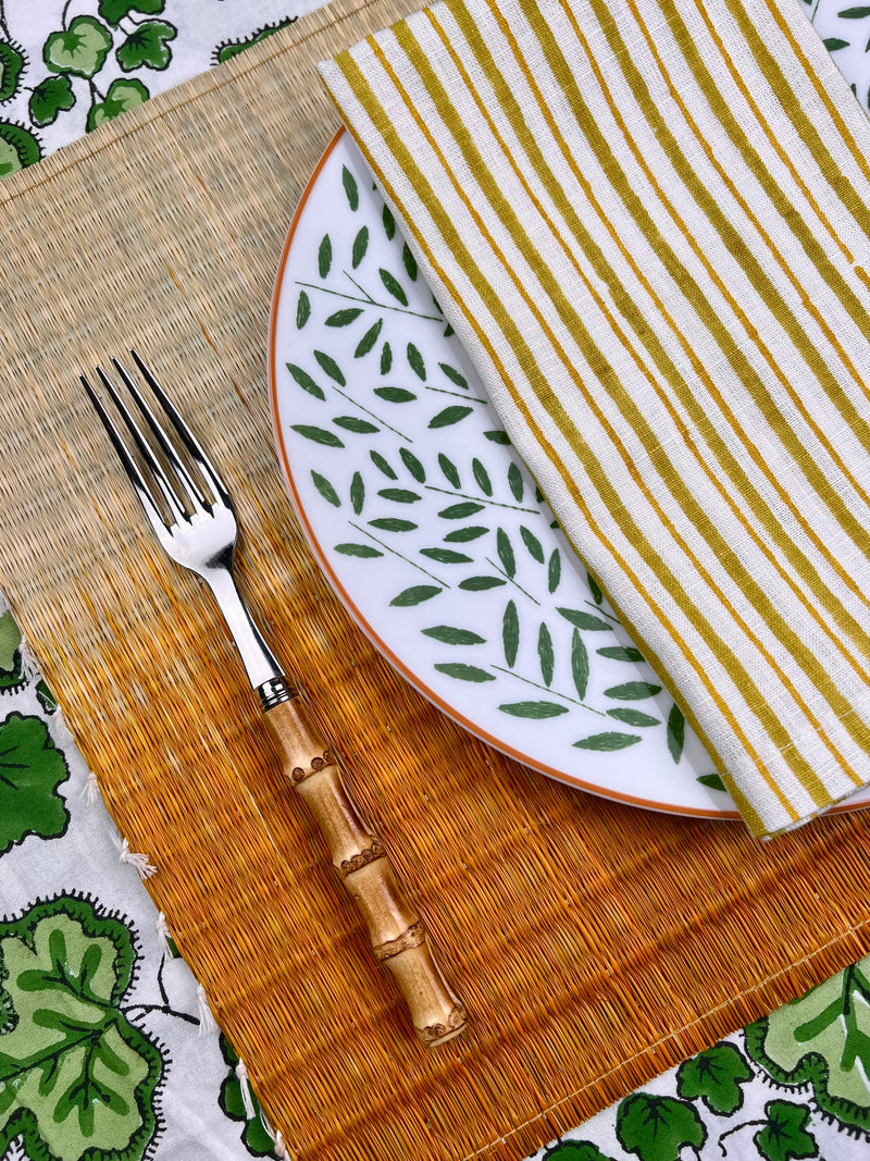 ‘The Rush’ Placemat - Orange Ombré Ikat
