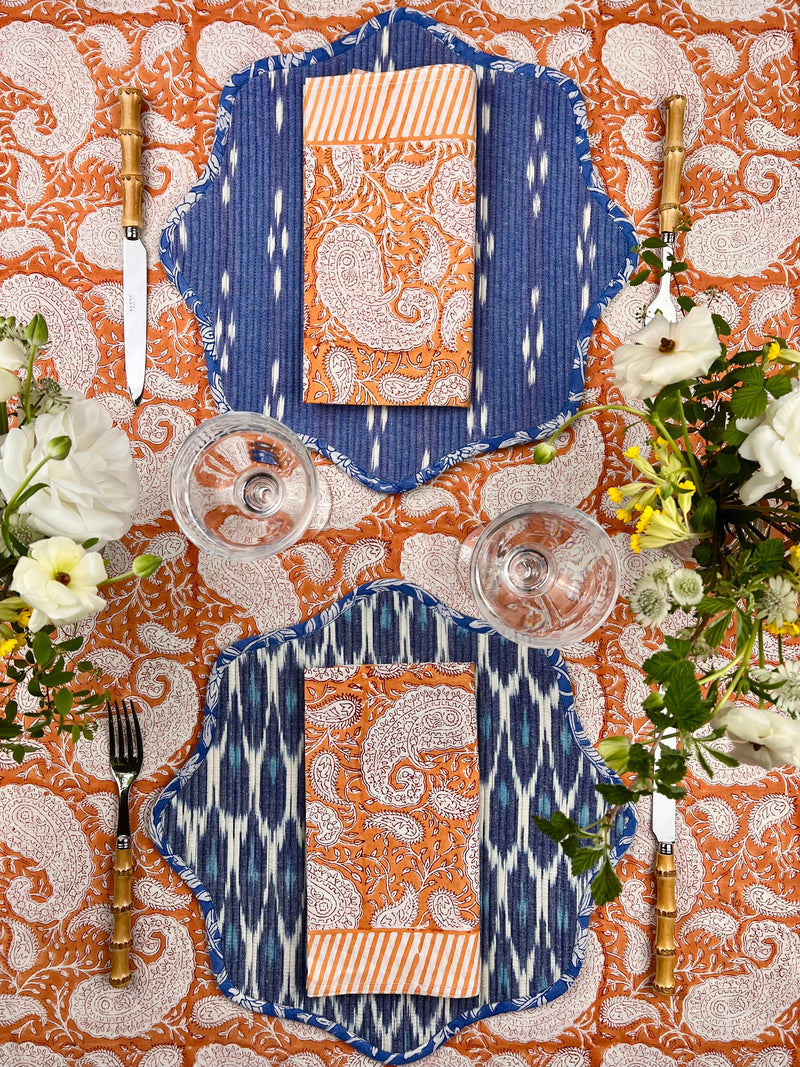 The Paisley Bandana Tablecloth (Mandarin)
