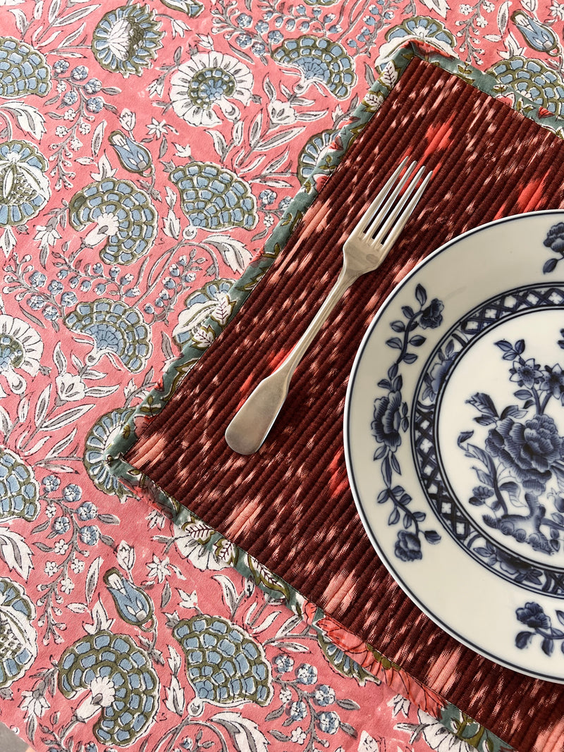 The Floral Tablecloth (Rose, Blue, Olive)