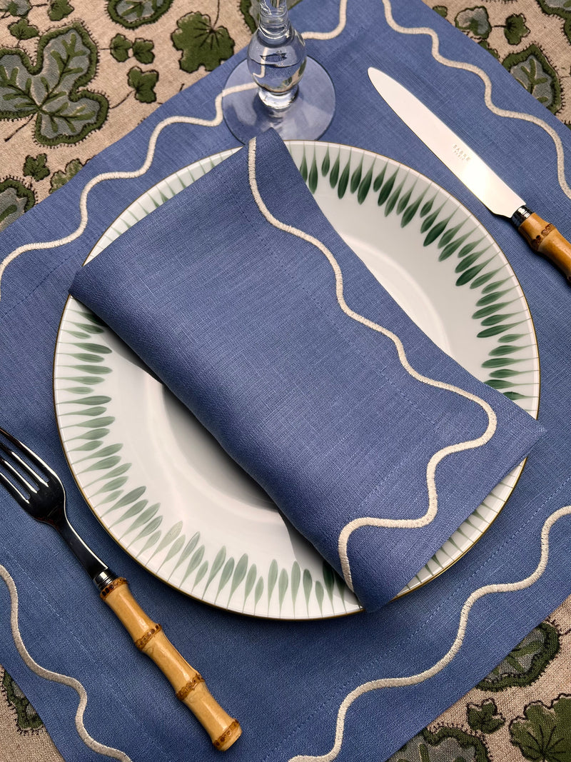 ‘The Squiggle’ Placemat- 100% Linen