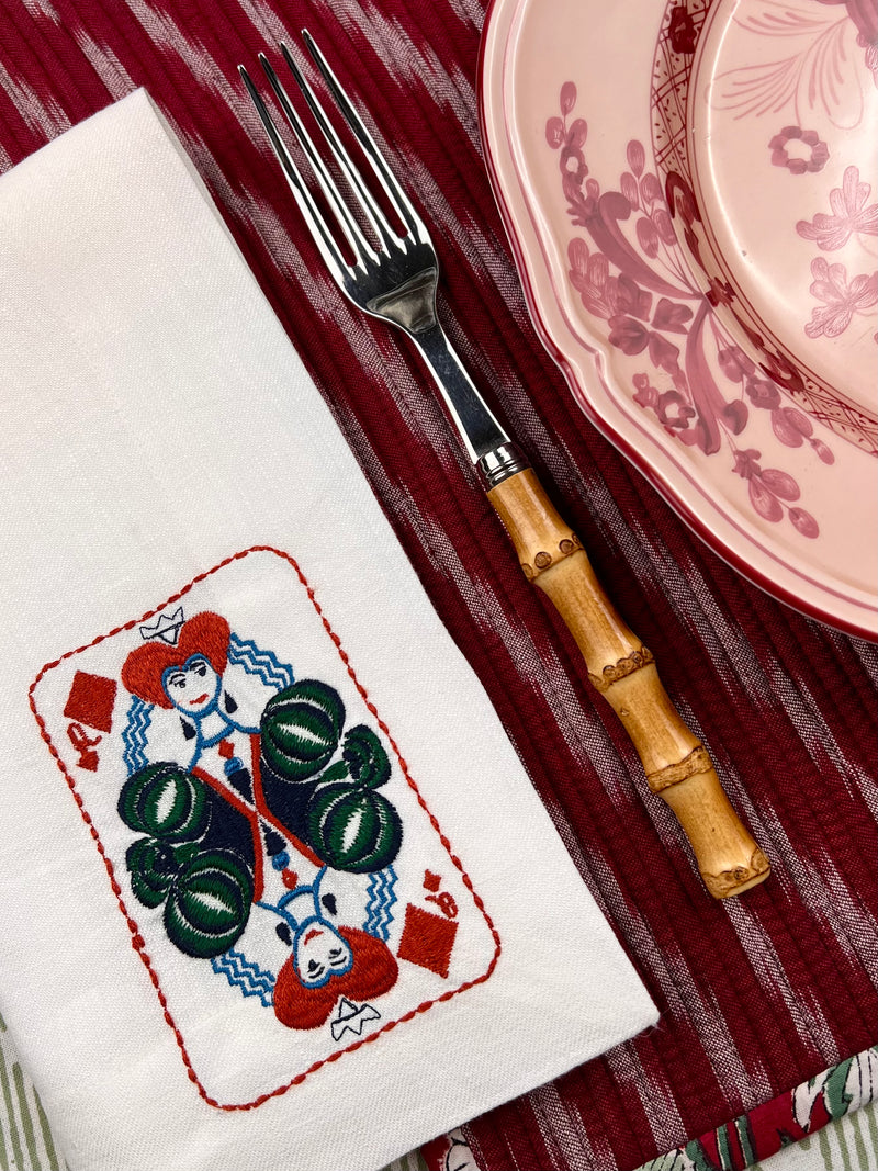 ’House of Cards’ Napkins
  - Queen of Diamonds ♦️