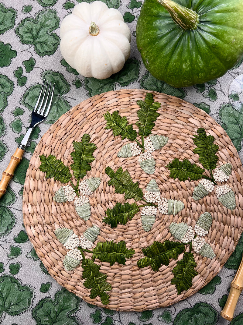 ’The Raffia Placemat’ - Acorn Sprigs