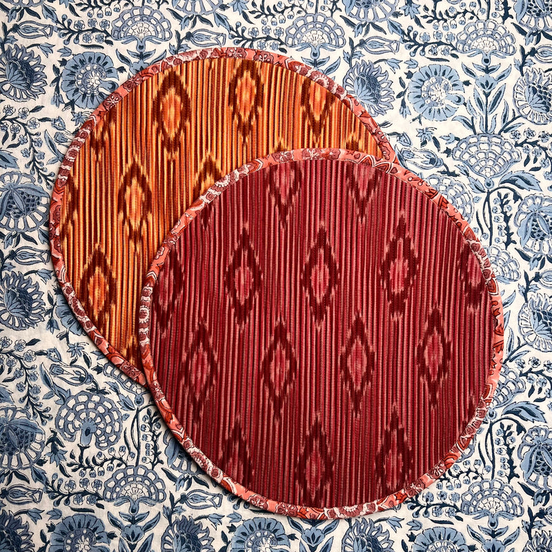 ‘The Breakfast’ Placemat - Round - Ikat