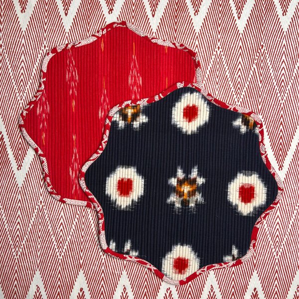 ‘The Breakfast’ Placemat - Scallop - Ikat