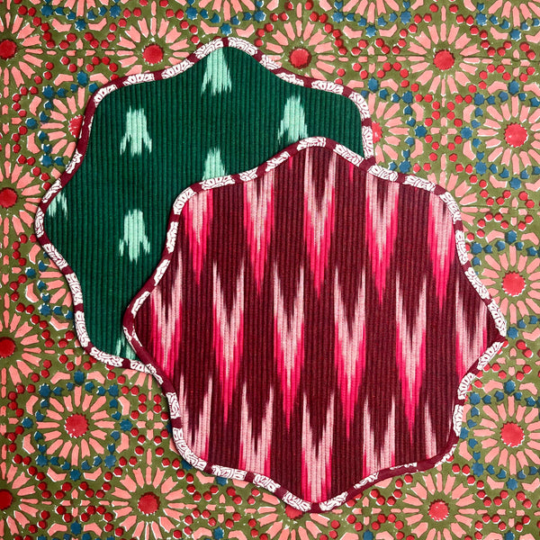 ‘The Breakfast’ Placemat - Scallop - Ikat