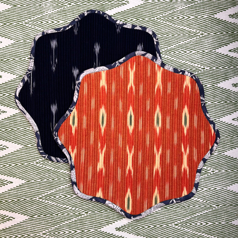 ‘The Breakfast’ Placemat - Scallop - Ikat