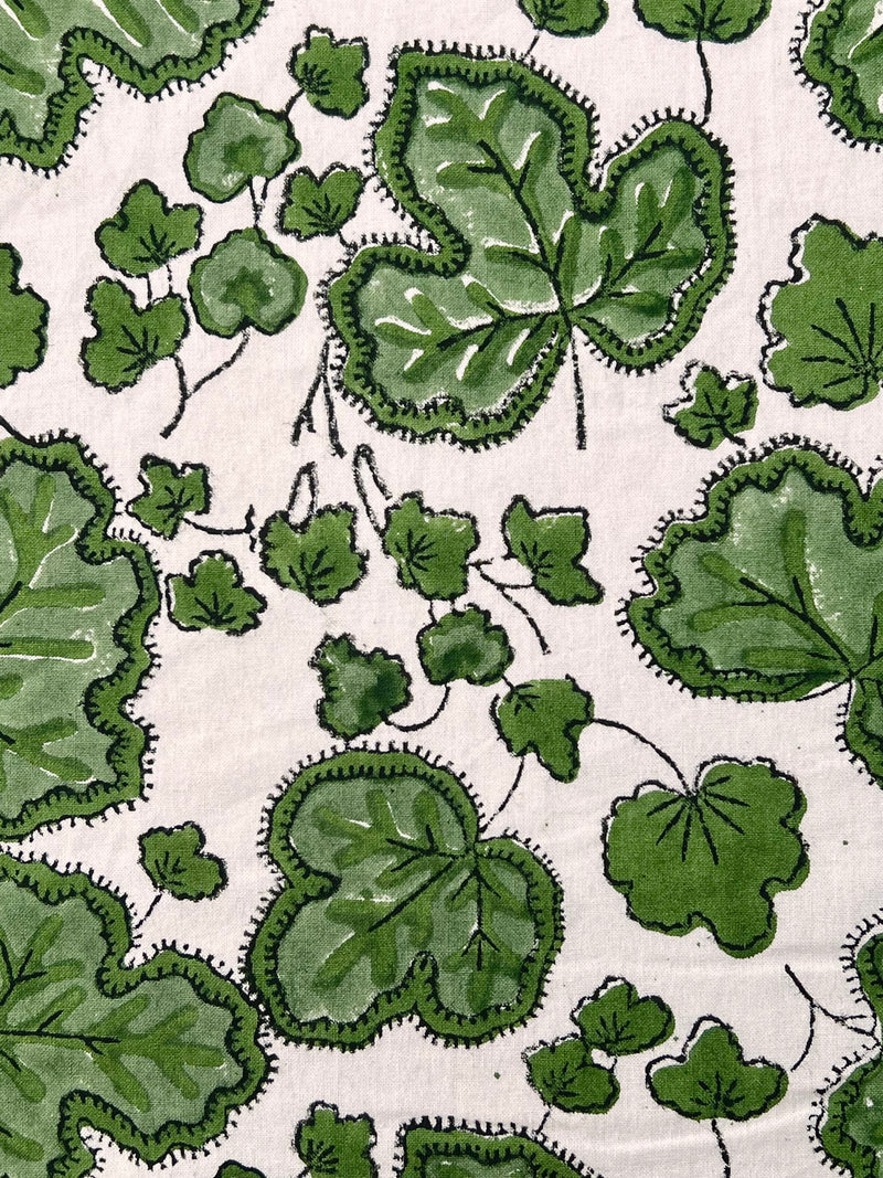 ’The Figue Leaf’ Tablecloth - Swedish Green - Cotton