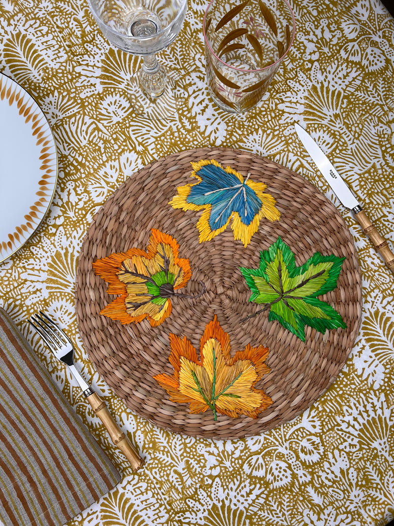 ’The Raffia Placemat’ - Autumn Levea