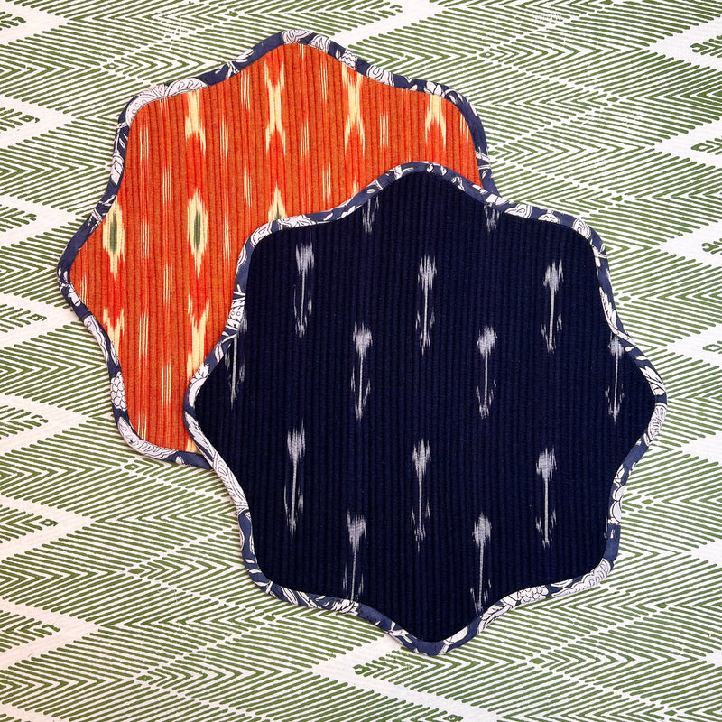 ‘The Breakfast’ Placemat - Scallop - Ikat