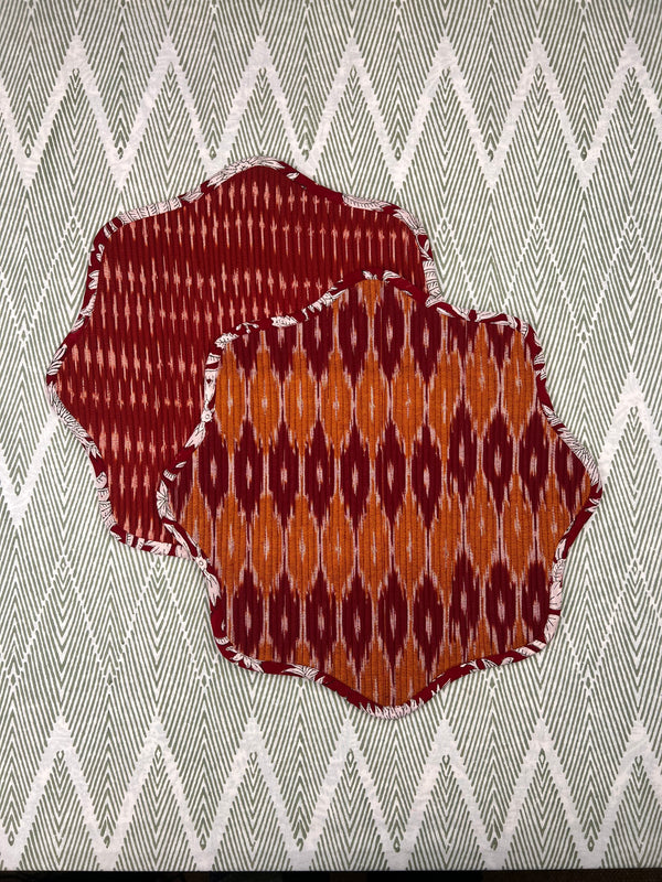 ‘The Breakfast’ Placemat - Scallop - Ikat