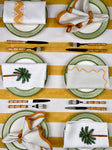 ’The Stripe’ Tablecloth in Tuscan Sun (100% Linen)