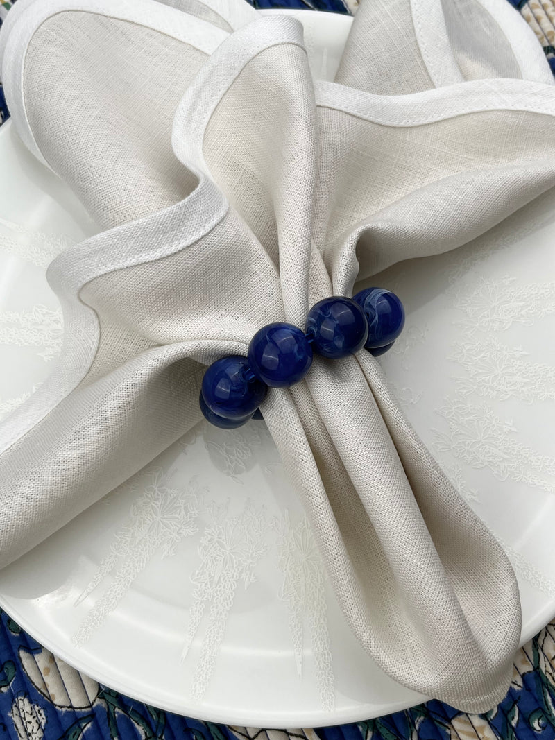 THE ORB NAPKIN RING Faux Gemstone