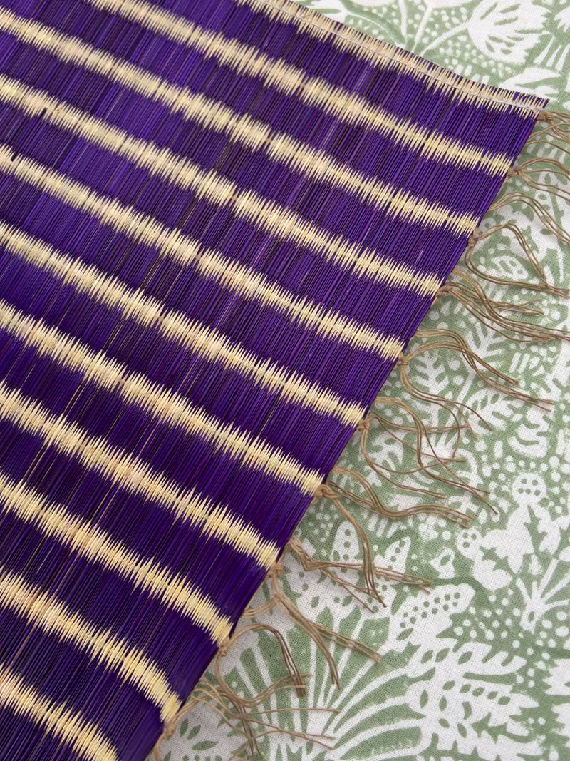 The Rush Placemat - Purple Stripe