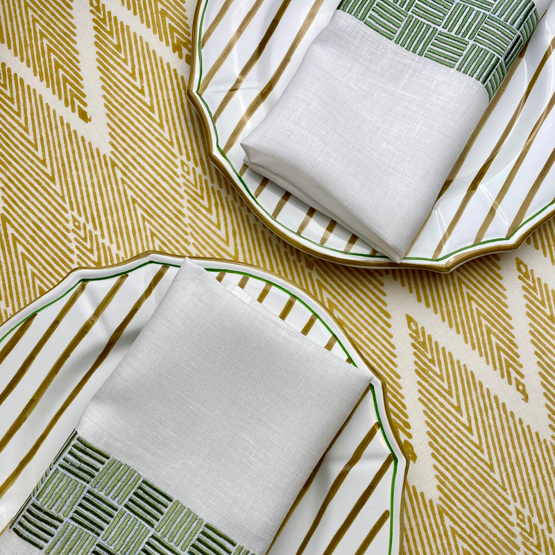 The ZigZag Tablecloth Tuscan Sun